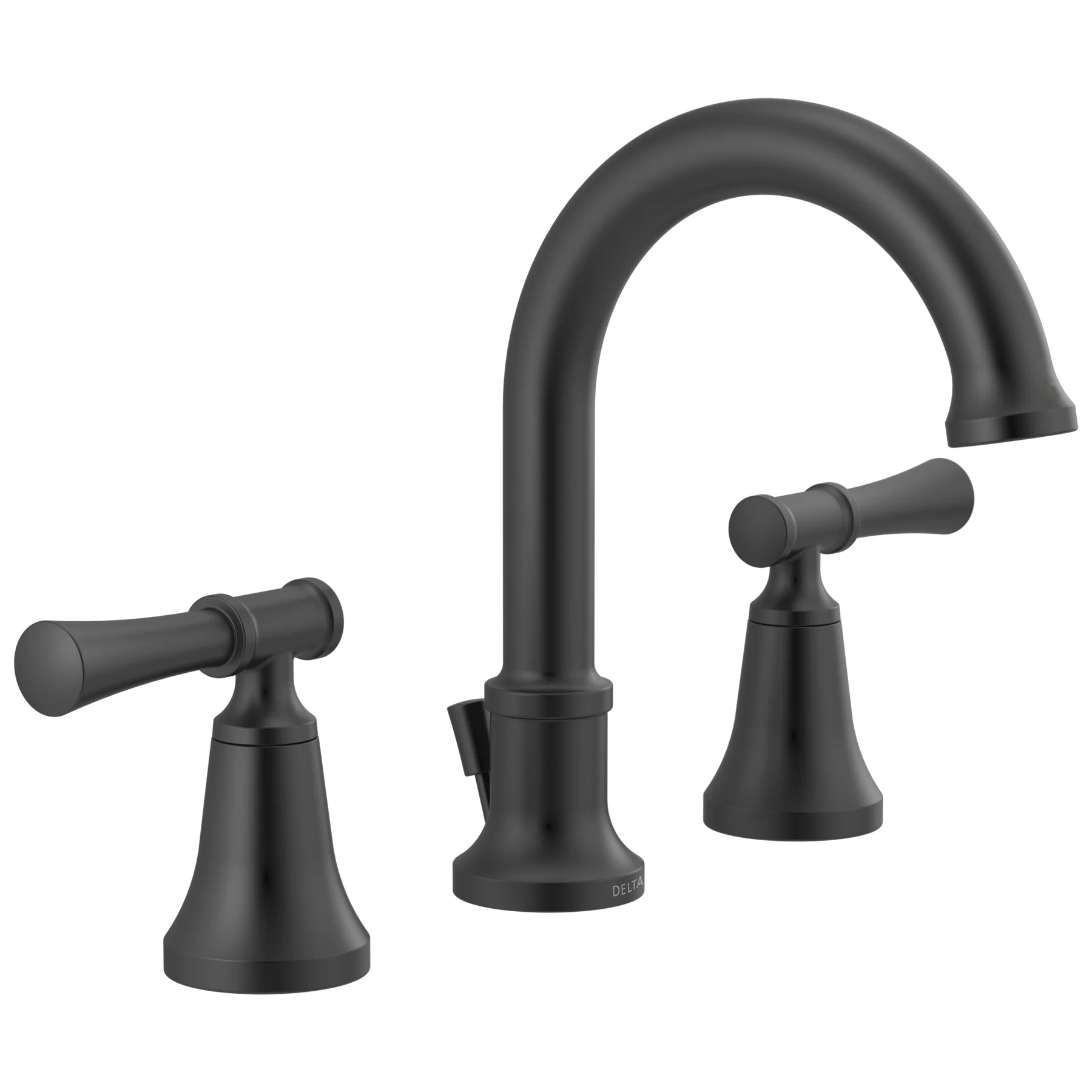Delta Chamberlain 8 in. Widespread 2-Handle Bathroom Faucet in Matte Black