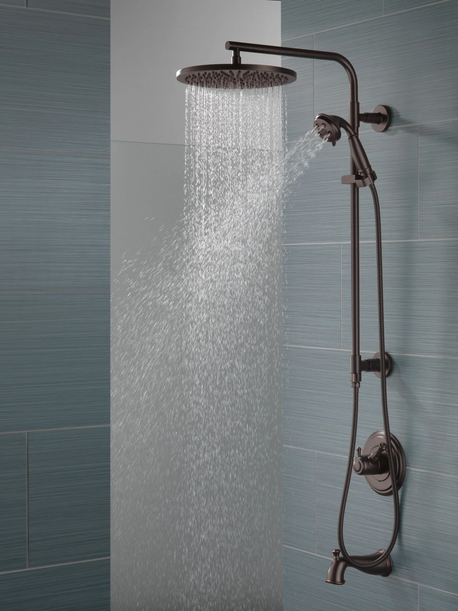 Delta Chrome Bathtub Spout with Diverter - Image 3