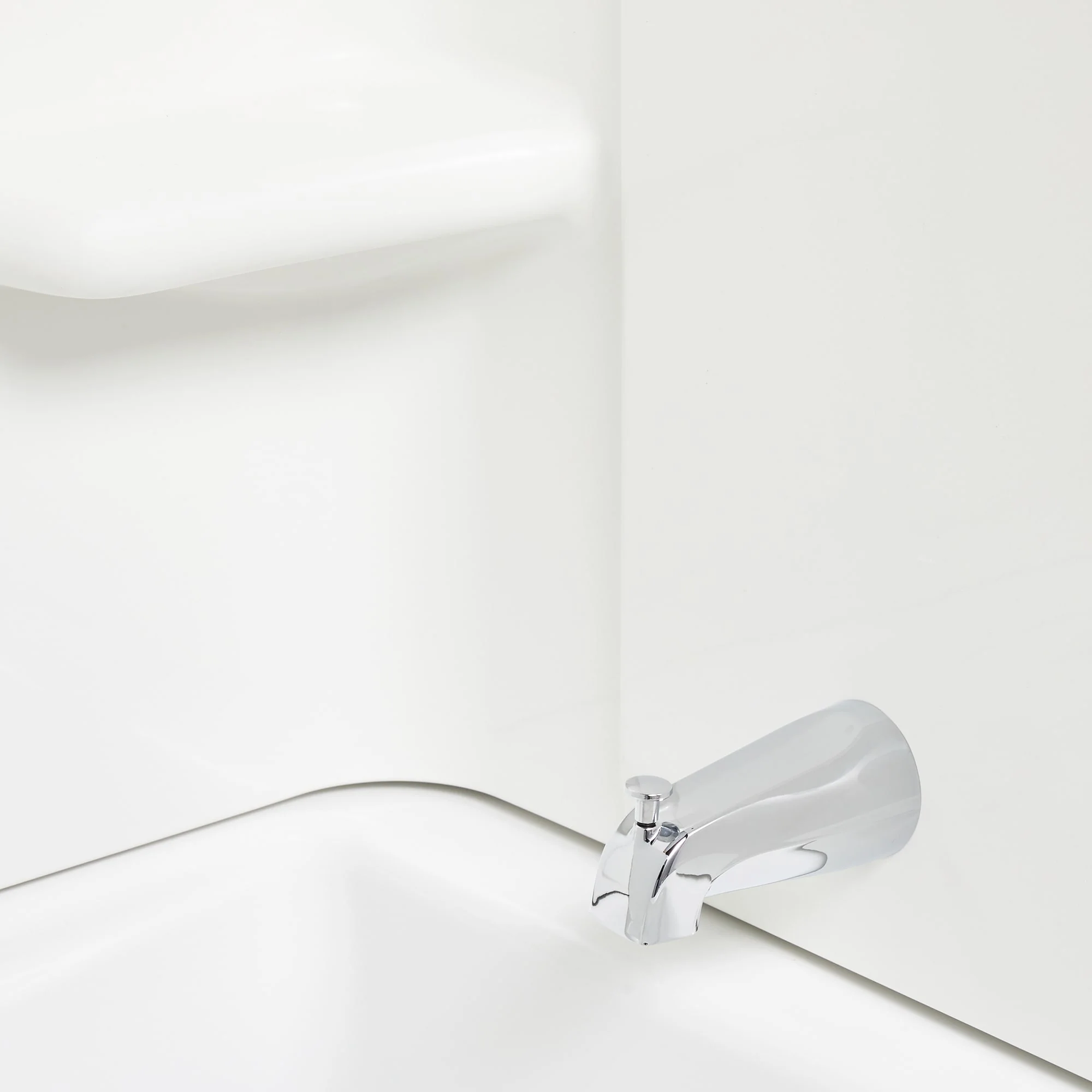 Delta Chrome Bathtub Spout with Diverter, Universal Fit, 6.69-in Length - Image 2