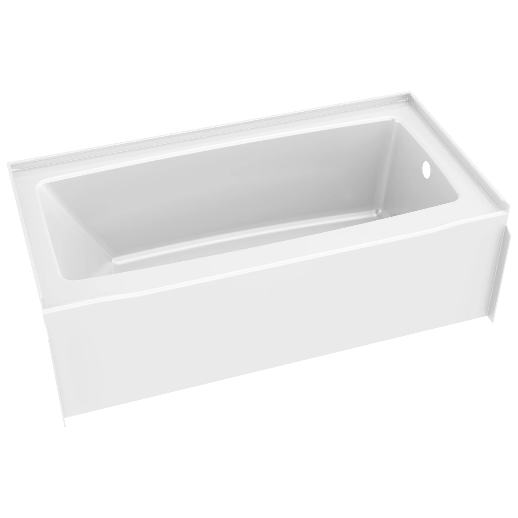 Delta Classic 500 60 in. x 30 in. Soaking Bathtub with Right Drain in High Gloss White