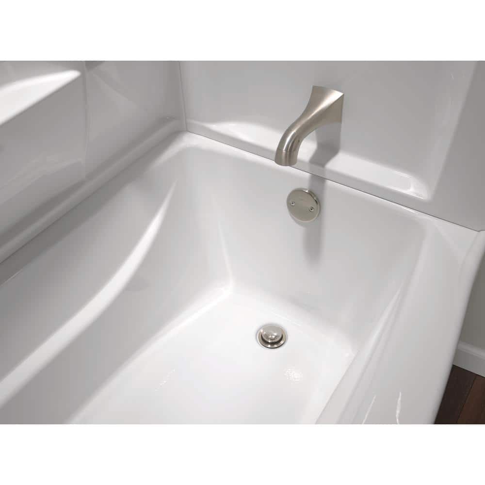 Delta Classic 500 Curve 60 in. x 32 in. Soaking Bathtub with Right Drain in High Gloss White - Image 5