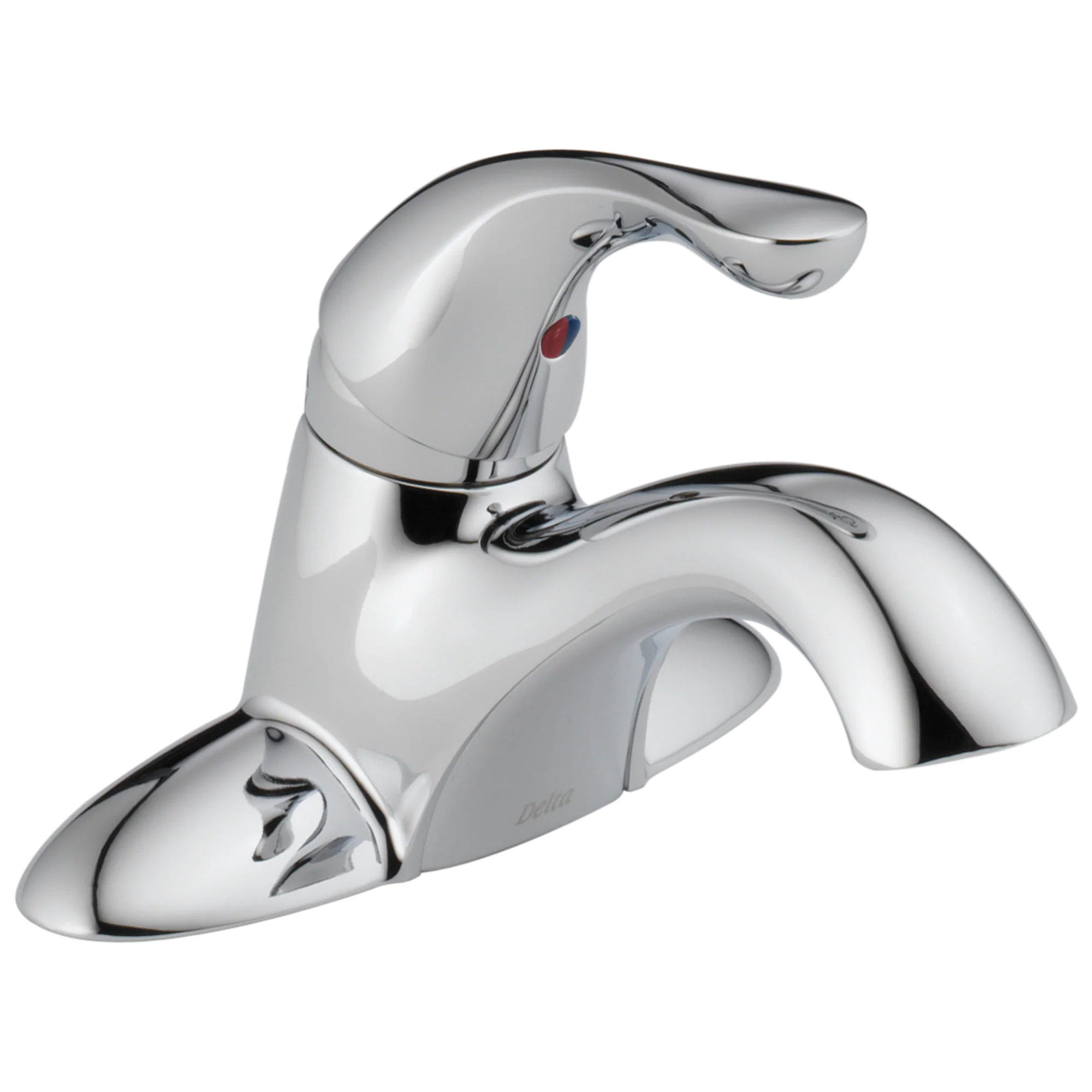 Delta Classic Chrome 1-Handle 4-in Centerset WaterSense Bathroom Sink Faucet