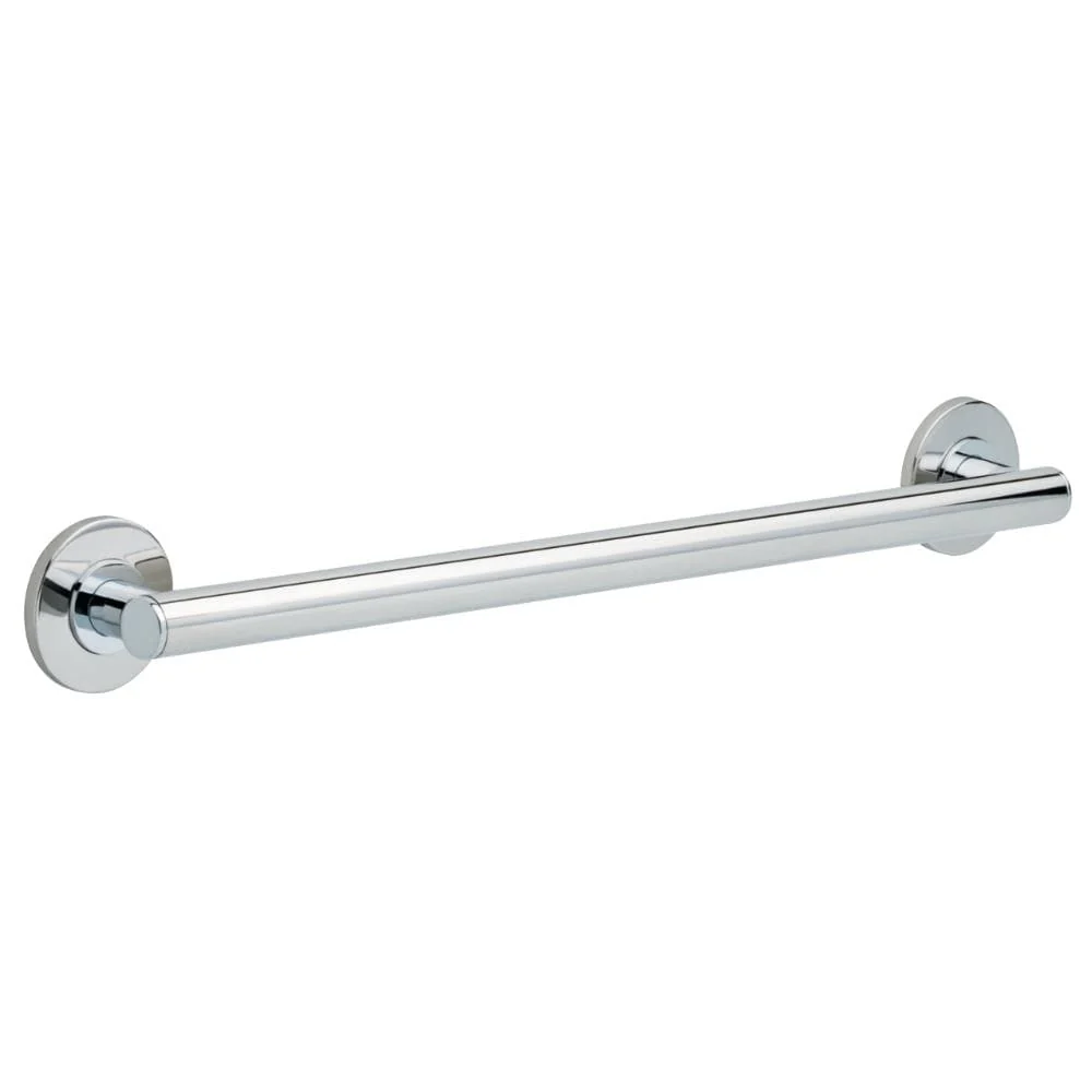 Delta Contemporary 24-in Polished Chrome Wall Mount ADA-Compliant Grab Bar