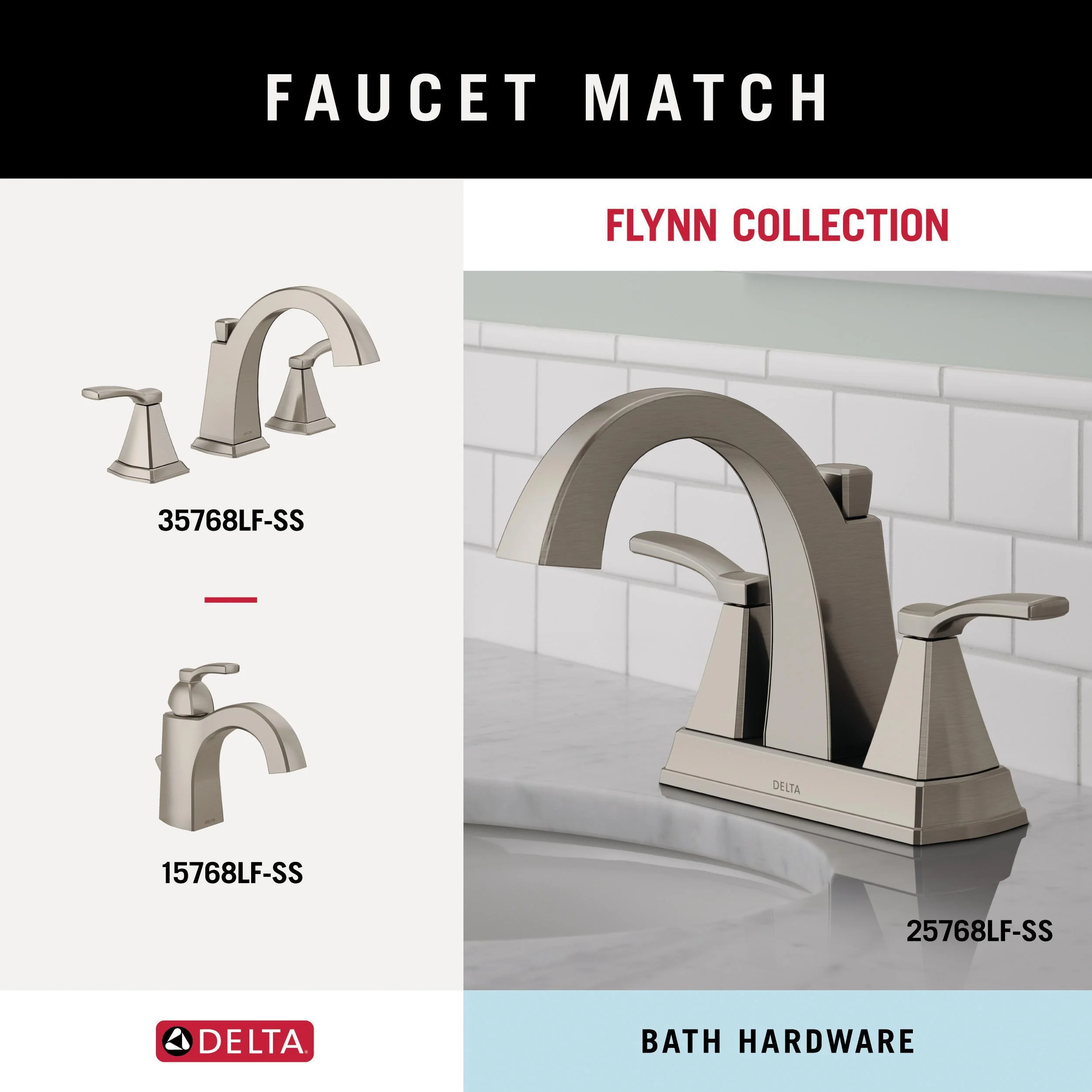 Delta Flynn 3-Piece SpotShield Brushed Nickel Bathroom Hardware Set (Towel Bar, Toilet Paper Holder, Towel Ring) - Image 7