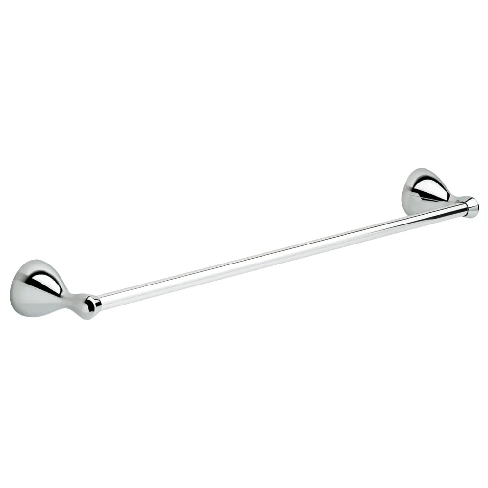 Delta Foundations 24-in Polished Chrome Wall-Mount Single Towel Bar
