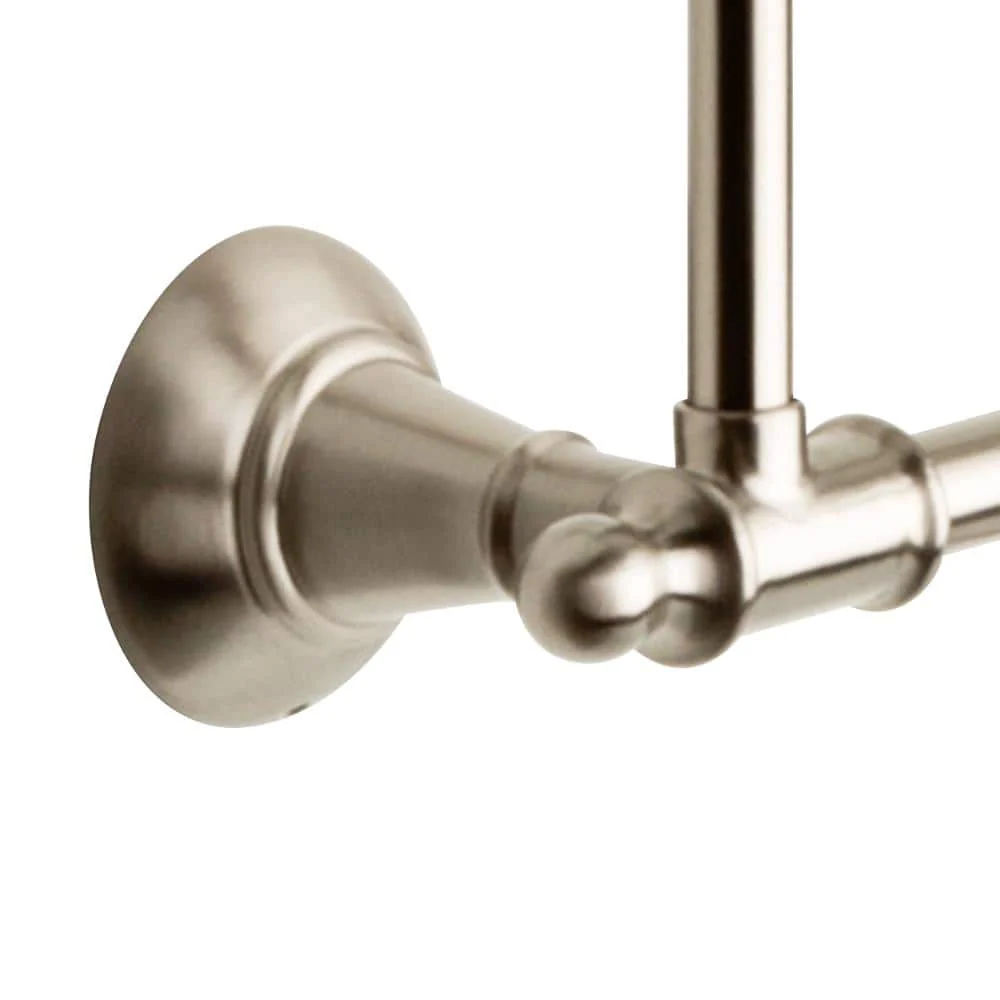 Delta Hospitality Extensions 24 in. Towel Shelf with 3 Hooks in Brushed Nickel - Image 4