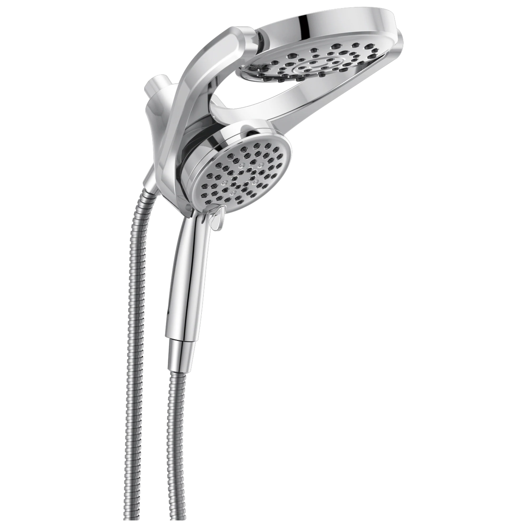Delta HydroRain 4‑Spray Chrome Dual/Combo Shower Head with Hand Shower, 1.75 GPM (6.6 LPM)