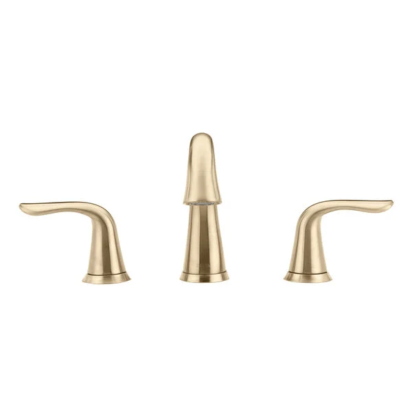 Delta Lahara Champagne Bronze 2-Handle Widespread WaterSense Bathroom Sink Faucet with Drain - Image 3