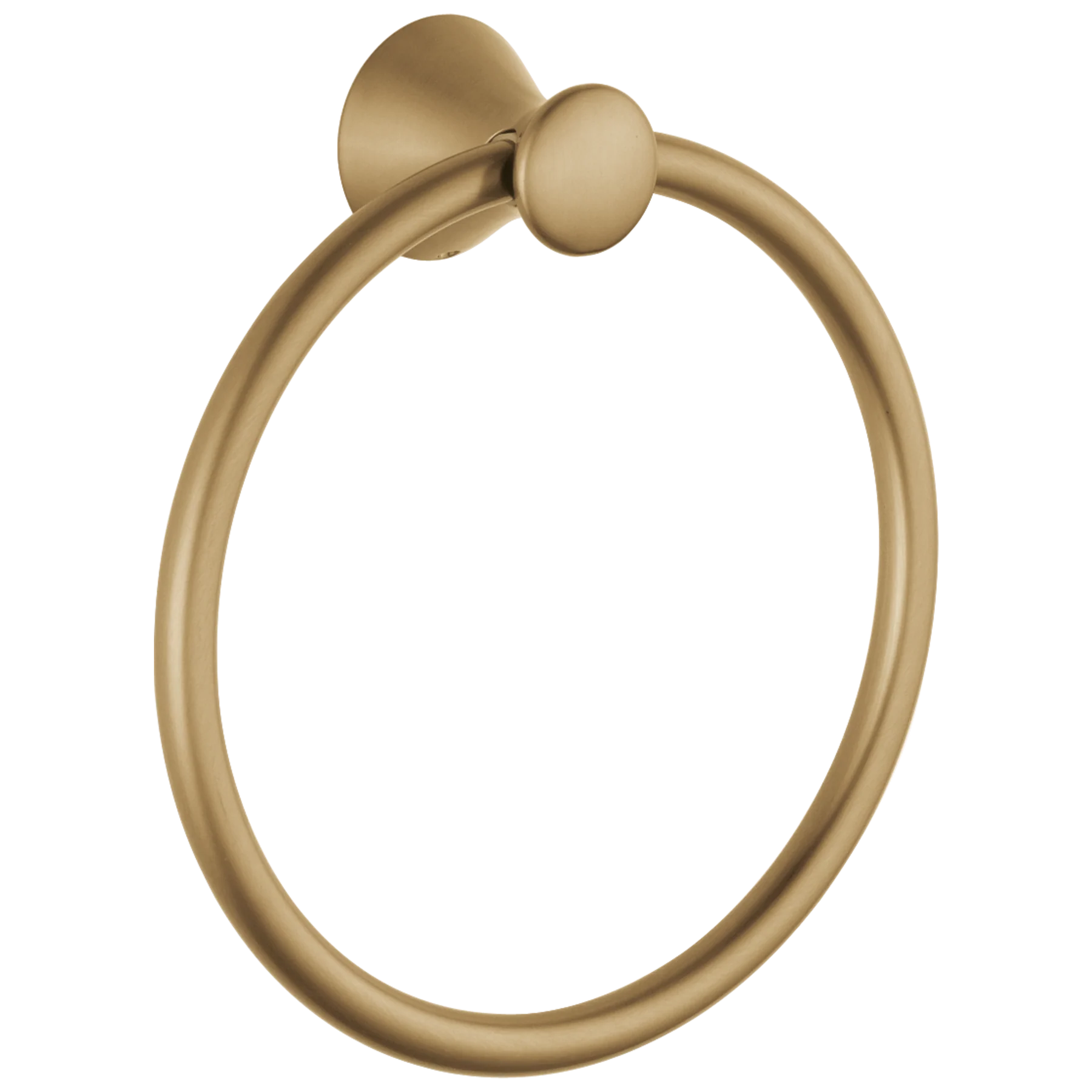 Delta Lahara Champagne Bronze Wall-Mount Towel Ring, 8-3/16" H x 7-7/16" W