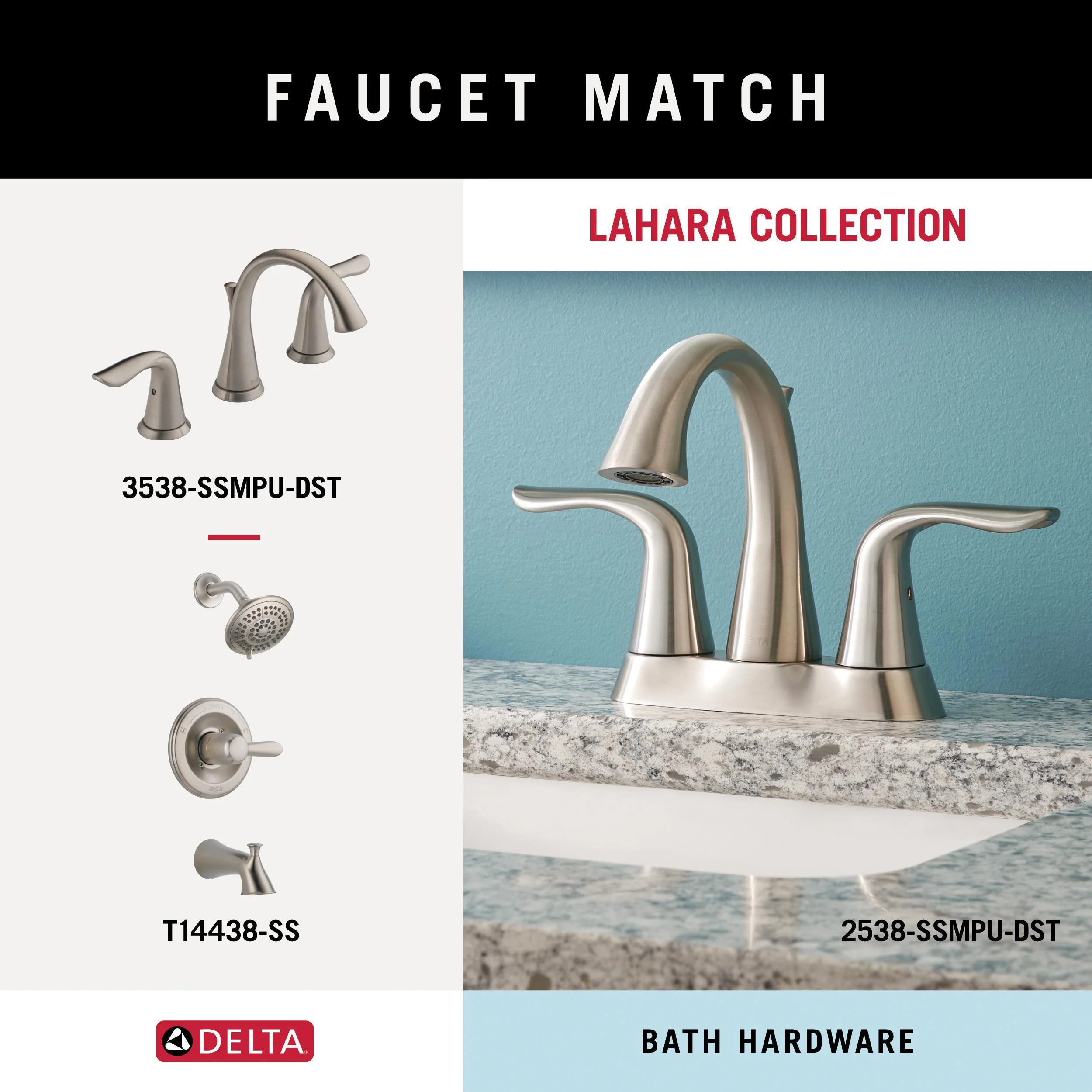 Delta Lahara Single Wall-Mount Towel Hook in Brilliance Stainless Steel, 2.85-in H x 1.98-in W x 2.37-in D - Image 3