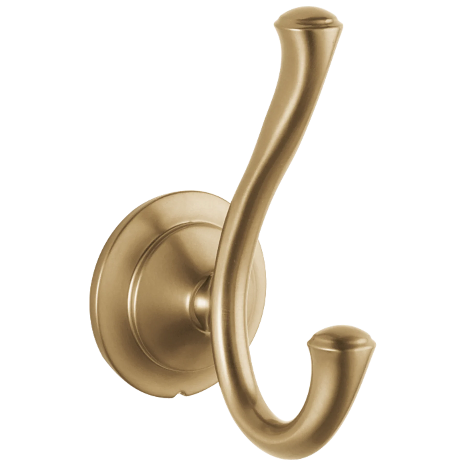 Delta Linden 2-Hook Champagne Bronze Towel Hook