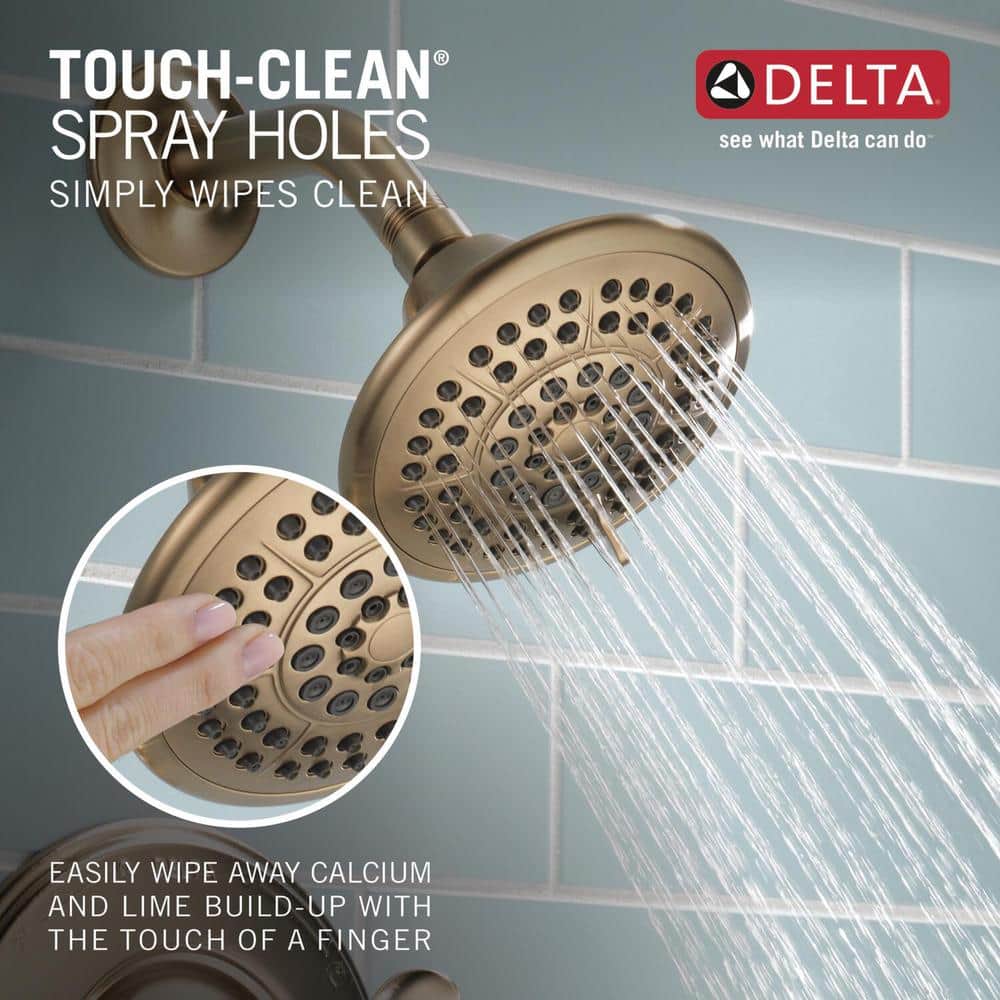 Delta Linden Champagne Bronze 1-Handle Tub and Shower Faucet Trim Kit, T14494-CZ (Valve Sold Separately) - Image 6