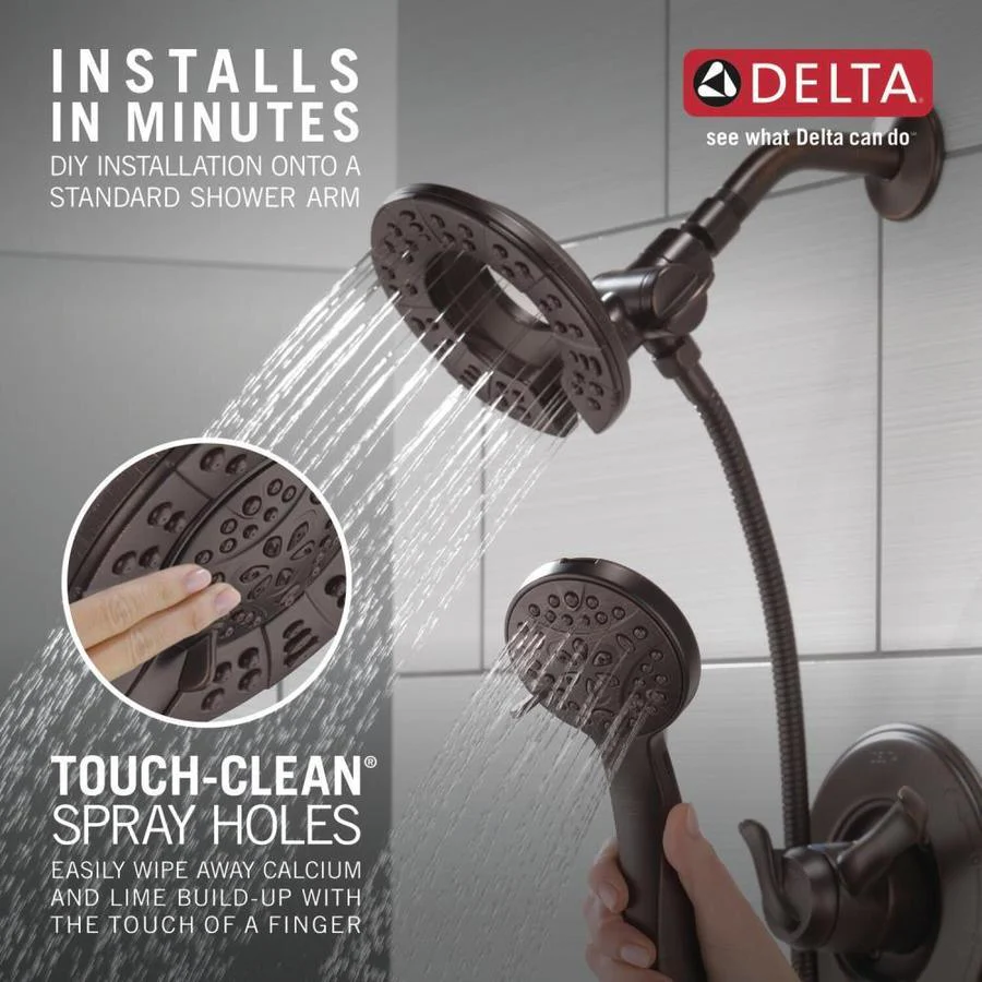 Delta Linden Venetian Bronze 1-Handle Shower Faucet - Image 4
