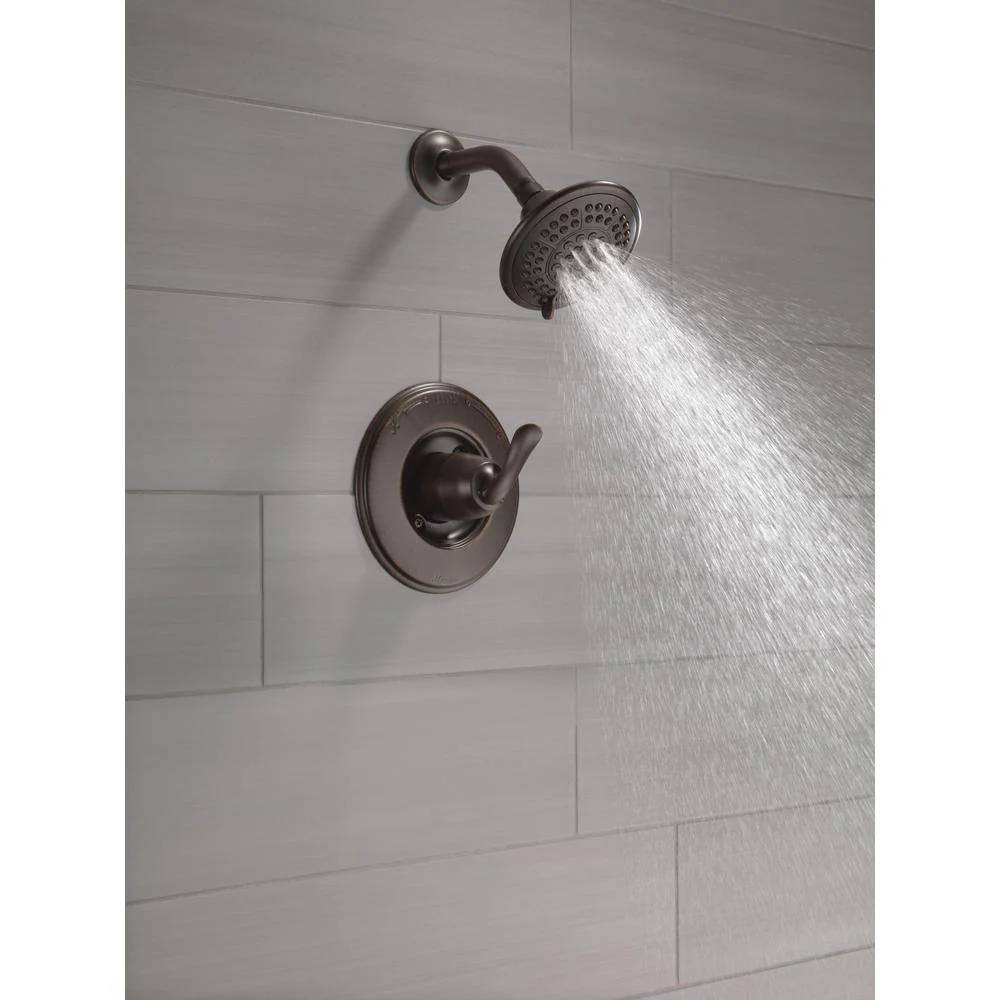 Delta Linden Venetian Bronze 1-Handle Shower Faucet Trim Kit (Valve Not Included) - Image 2