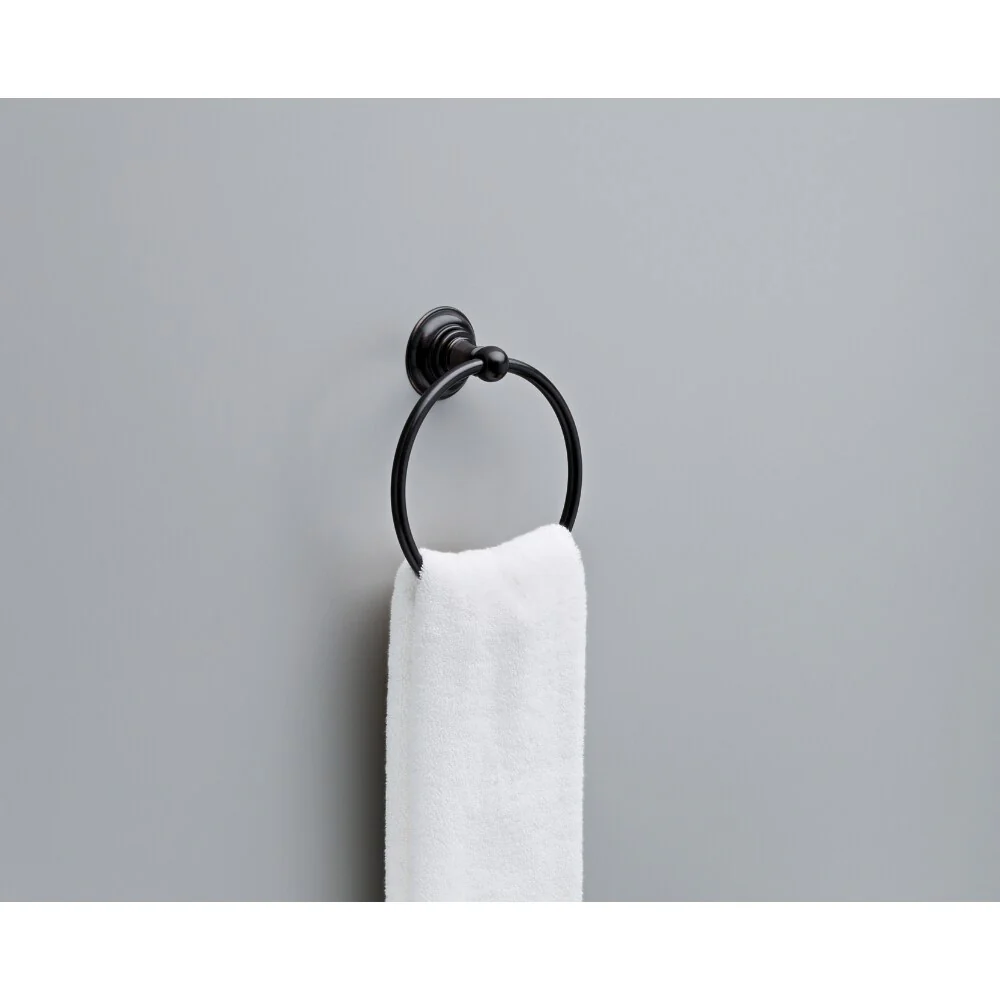 Delta Providence 3-Piece Decorative Bathroom Hardware Set, Venetian Bronze (Towel Bar 18–24 in, TP Holder, Towel Ring) - Image 4