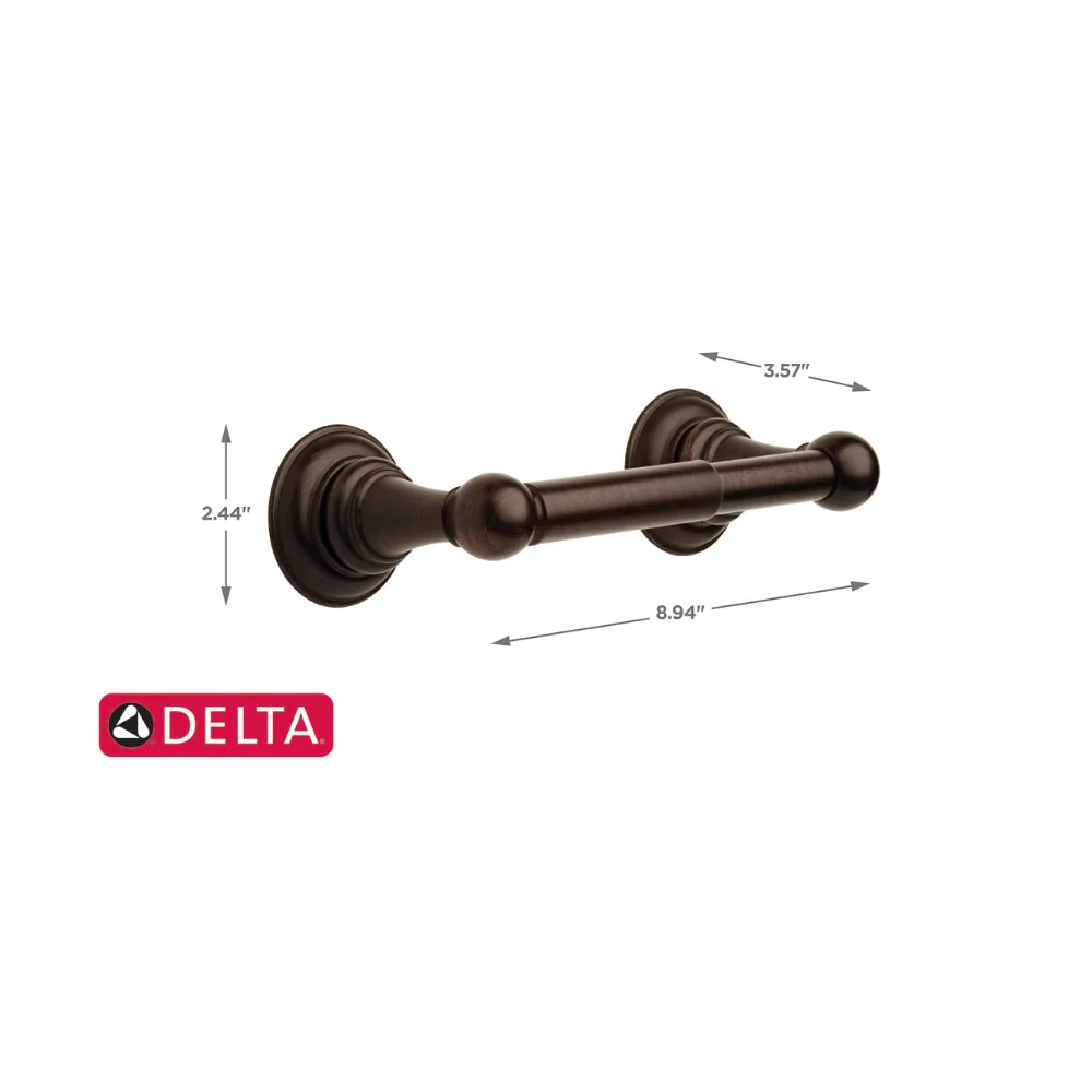 Delta Providence 3-Piece Decorative Bathroom Hardware Set, Venetian Bronze (Towel Bar 18–24 in, TP Holder, Towel Ring) - Image 6