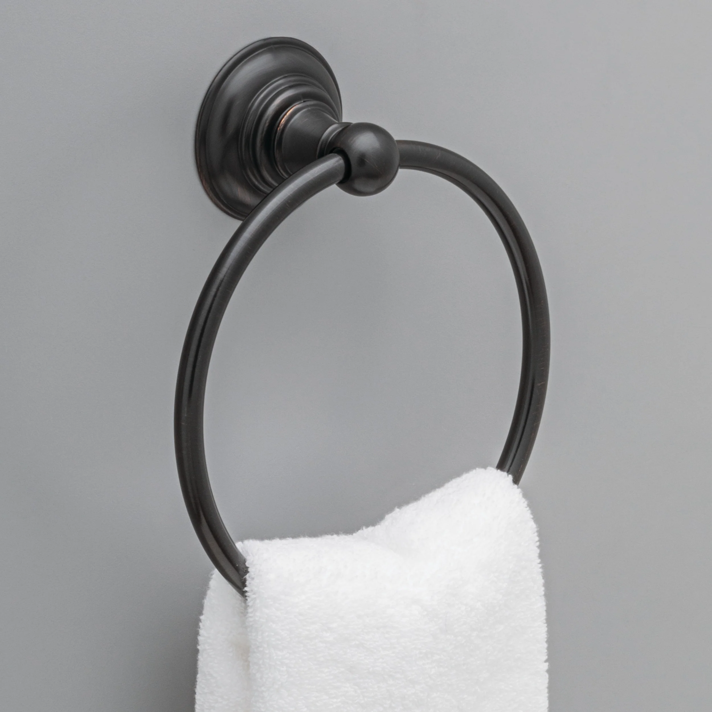 Delta Providence Venetian Bronze Wall Mount Towel Ring - Image 2