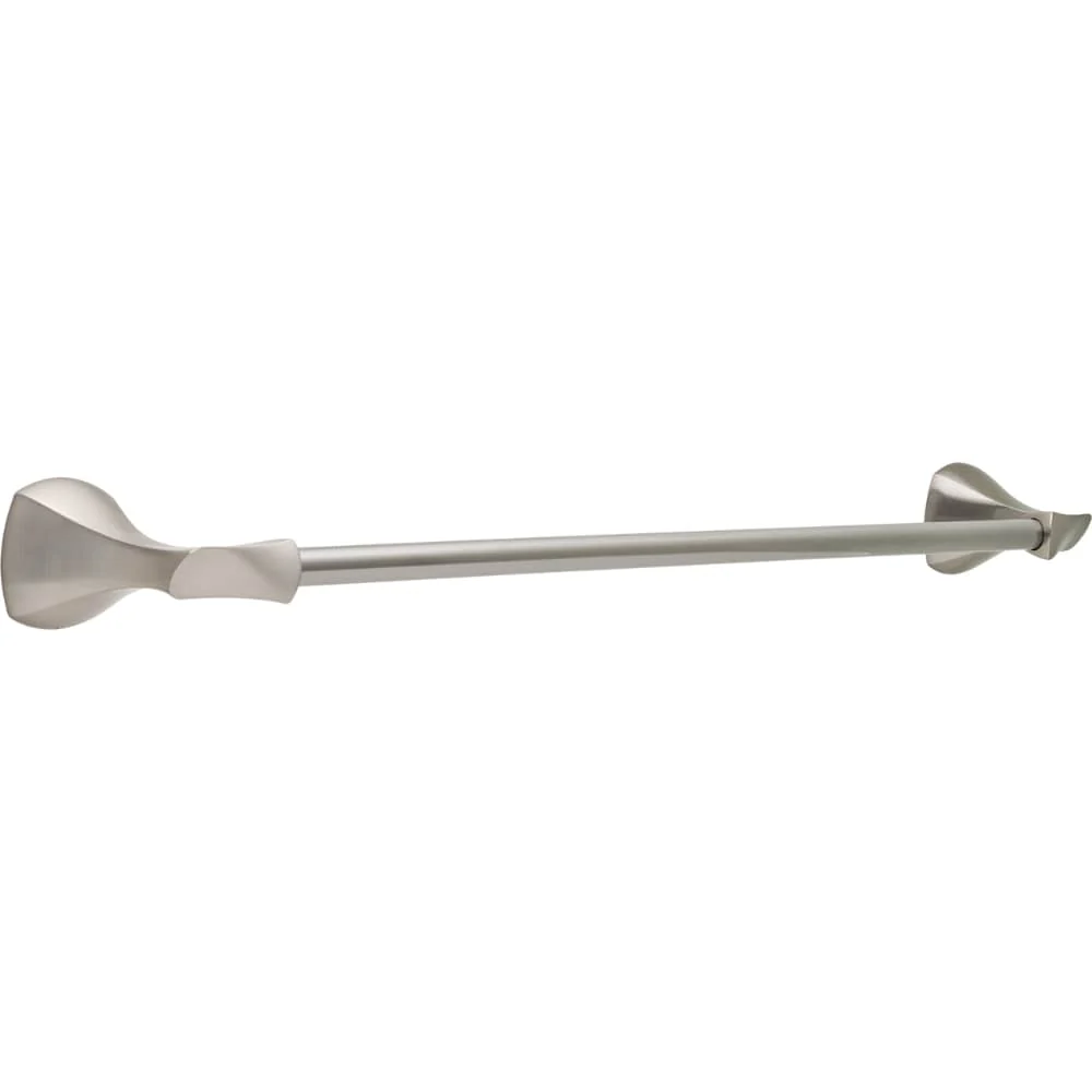 Delta Sandover 24-in SpotShield Brushed Nickel Wall-Mount Single Towel Bar