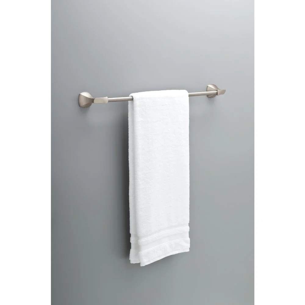 Delta Sandover 24-in SpotShield Brushed Nickel Wall-Mount Single Towel Bar - Image 2