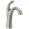 Delta Sandover SpotShield Brushed Nickel 1-Handle Single-Hole WaterSense Bathroom Sink Faucet with Drain and Deck Plate - Image 2