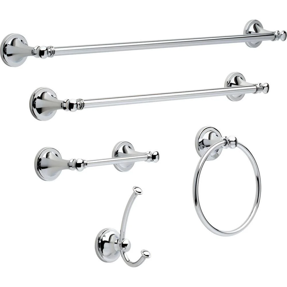 Delta Silverton 26 in. H x 22 in. W Frameless Oval Wall Bathroom Mirror with Pivot Brackets in Polished Chrome - Image 3