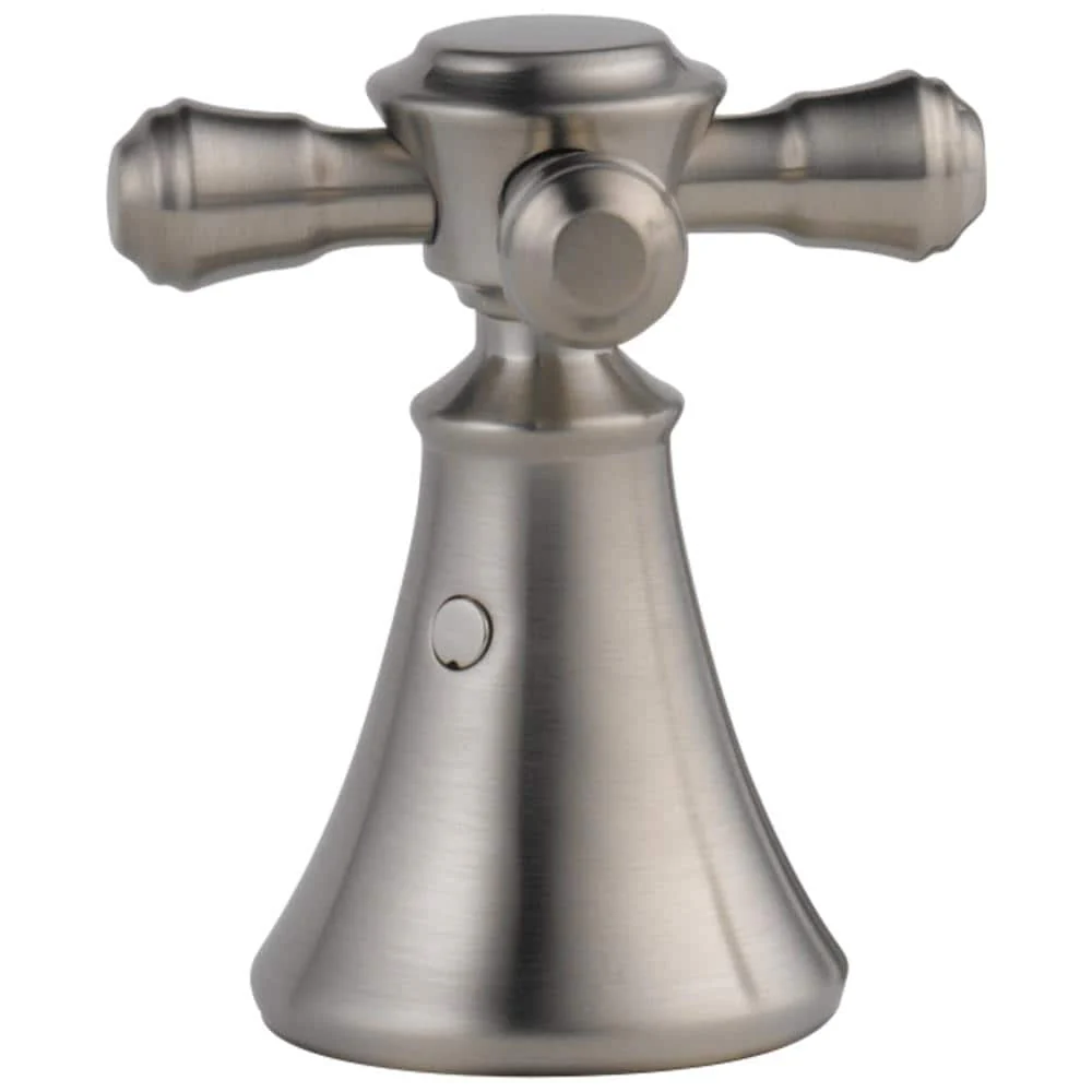 Delta Stainless Cross Bathroom Sink Faucet Handles (2-Pack) – Cassidy Collection