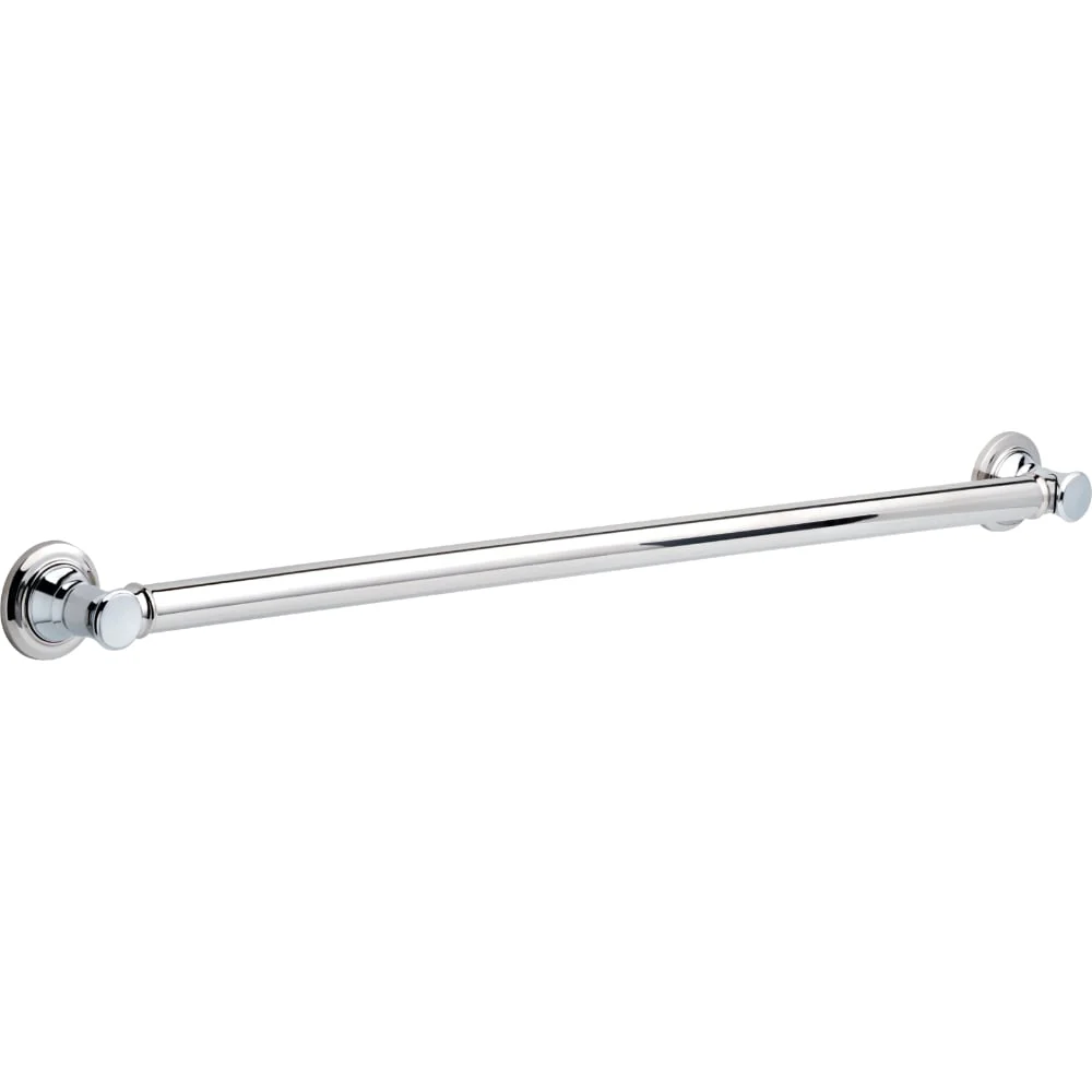 Delta Traditional 36-in Polished Chrome Wall Mount ADA-Compliant Grab Bar