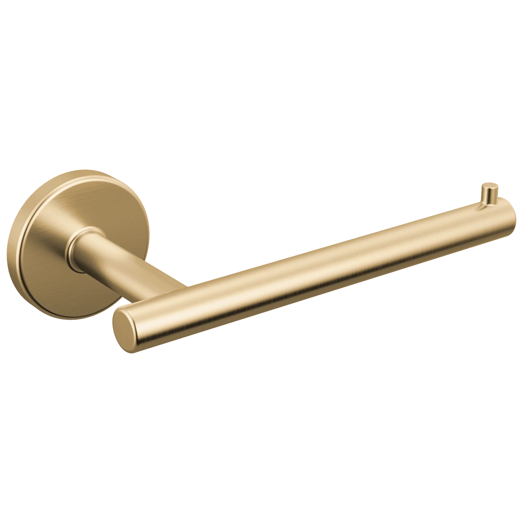 Delta Trinsic Champagne Bronze Surface-Mount Single Post Toilet Paper Holder, 7 in. W