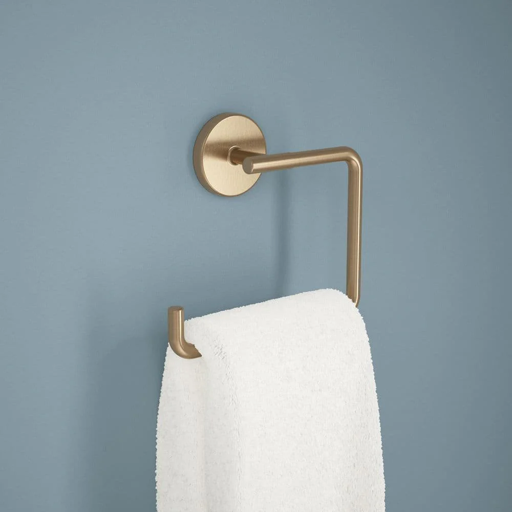 Delta Trinsic Champagne Bronze Wall-Mount Open Towel Ring, 5.68 x 6.40 in. - Image 2