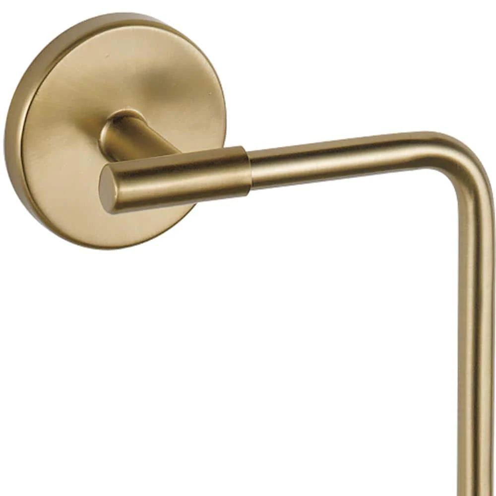 Delta Trinsic Champagne Bronze Wall-Mount Open Towel Ring, 5.68 x 6.40 in. - Image 5