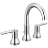 Delta Trinsic Chrome 2-Handle Widespread WaterSense Bathroom Sink Faucet with Drain - Image 2