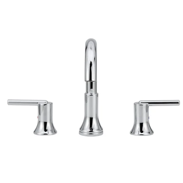 Delta Trinsic Chrome 2-Handle Widespread WaterSense Bathroom Sink Faucet with Drain - Image 3