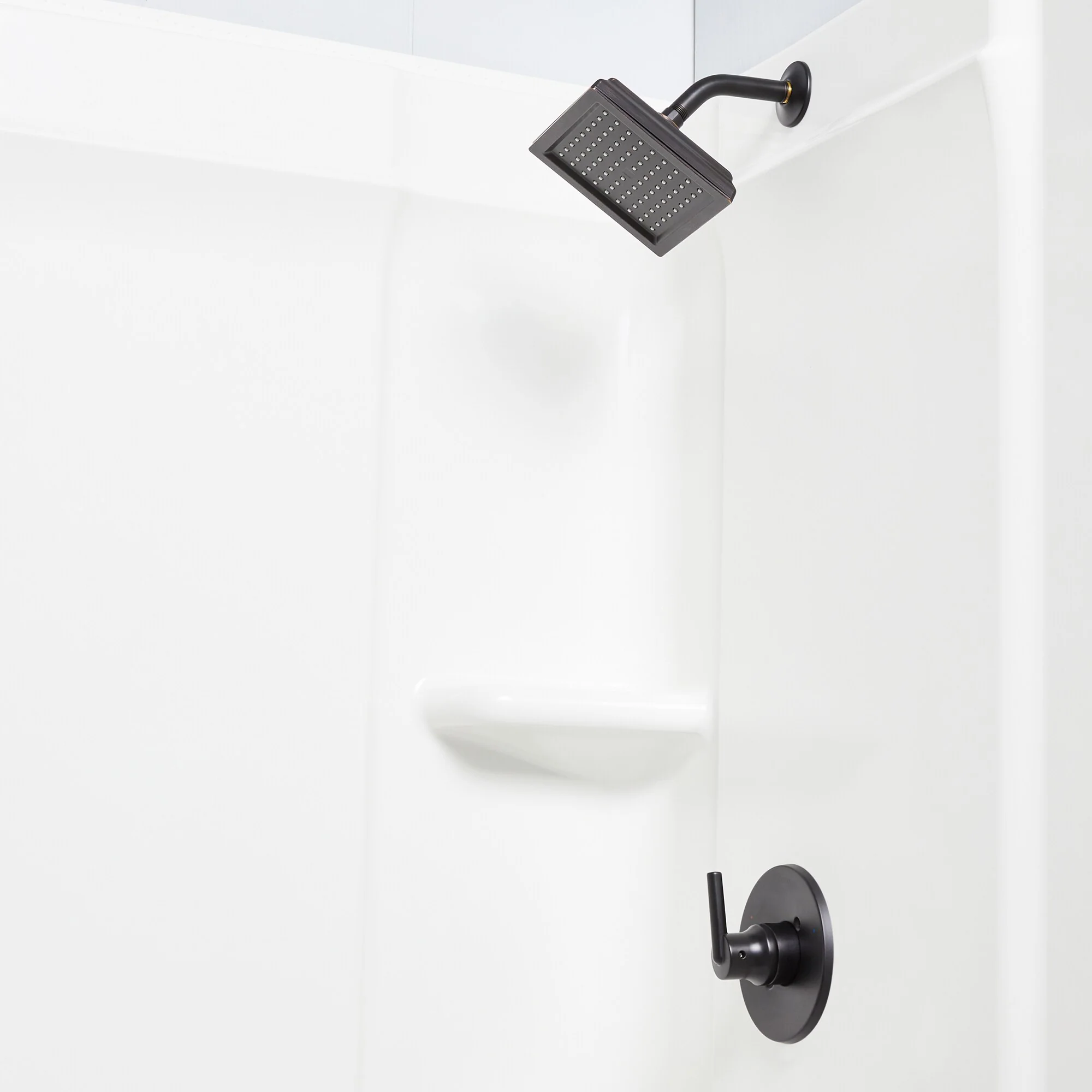 Delta Trinsic Matte Black 1-Handle Shower Faucet Trim Kit (Valve Sold Separately) - Image 2