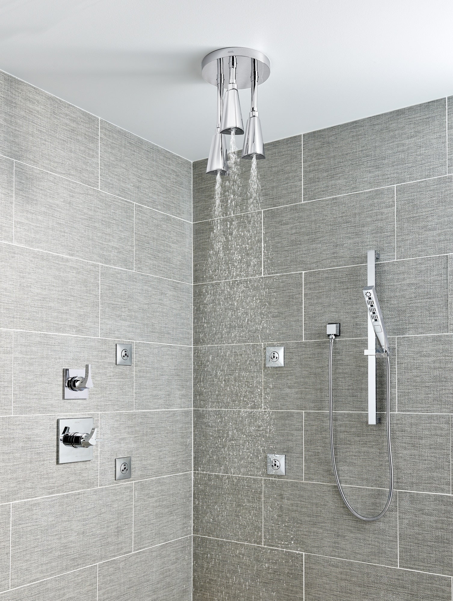 Delta Universal Showering Components Chrome 5-Spray Handheld Shower 1.75-GPM (6.6-LPM) - Image 3