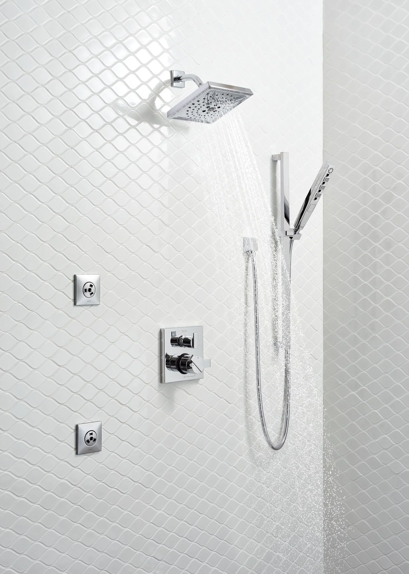 Delta Universal Showering Components Chrome 5-Spray Handheld Shower 1.75-GPM (6.6-LPM) - Image 6