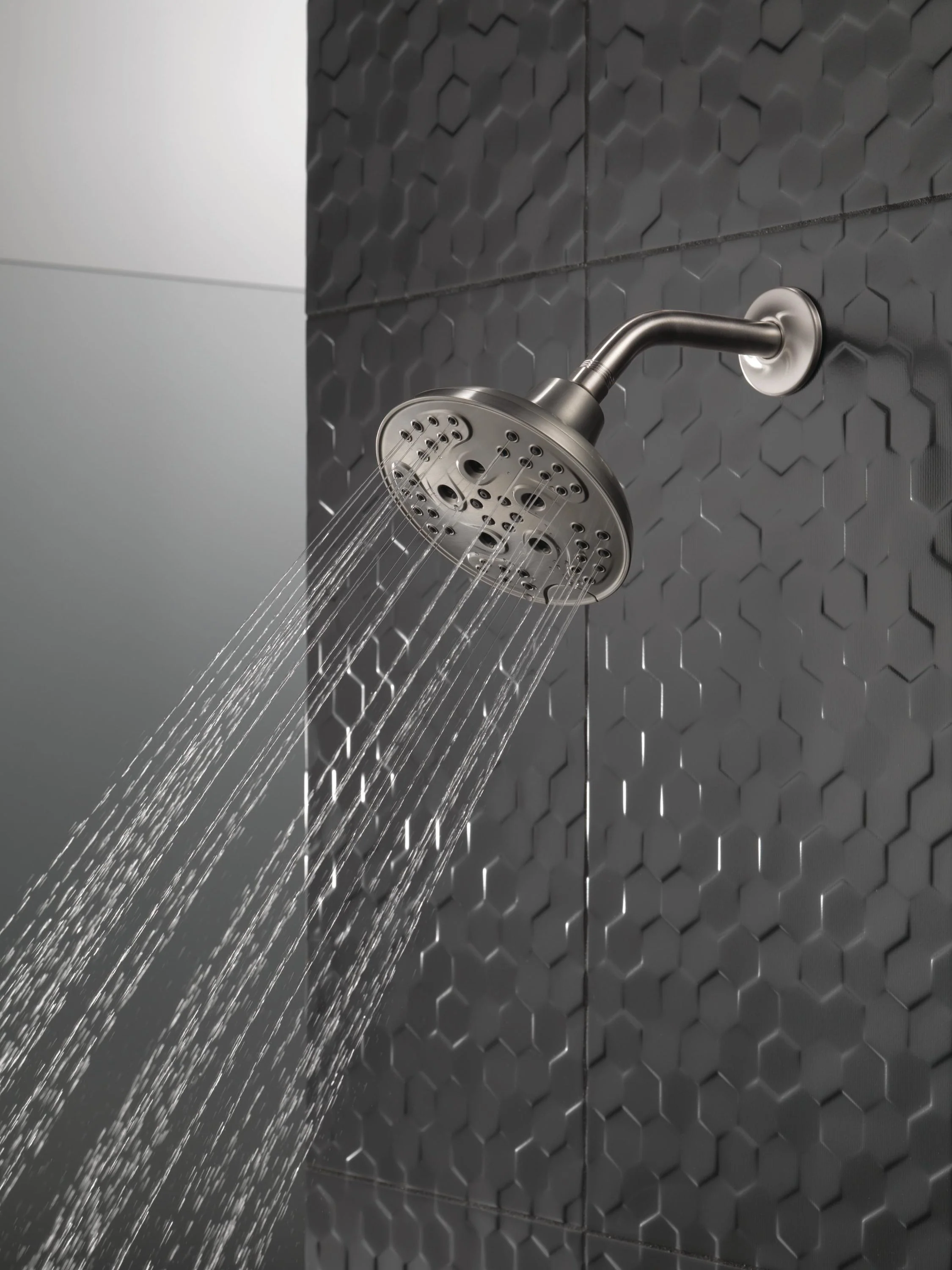Delta Universal Showering Components Stainless 5-Spray Rain Shower Head, 1.75-GPM (6.6-LPM), 6-in - Image 2
