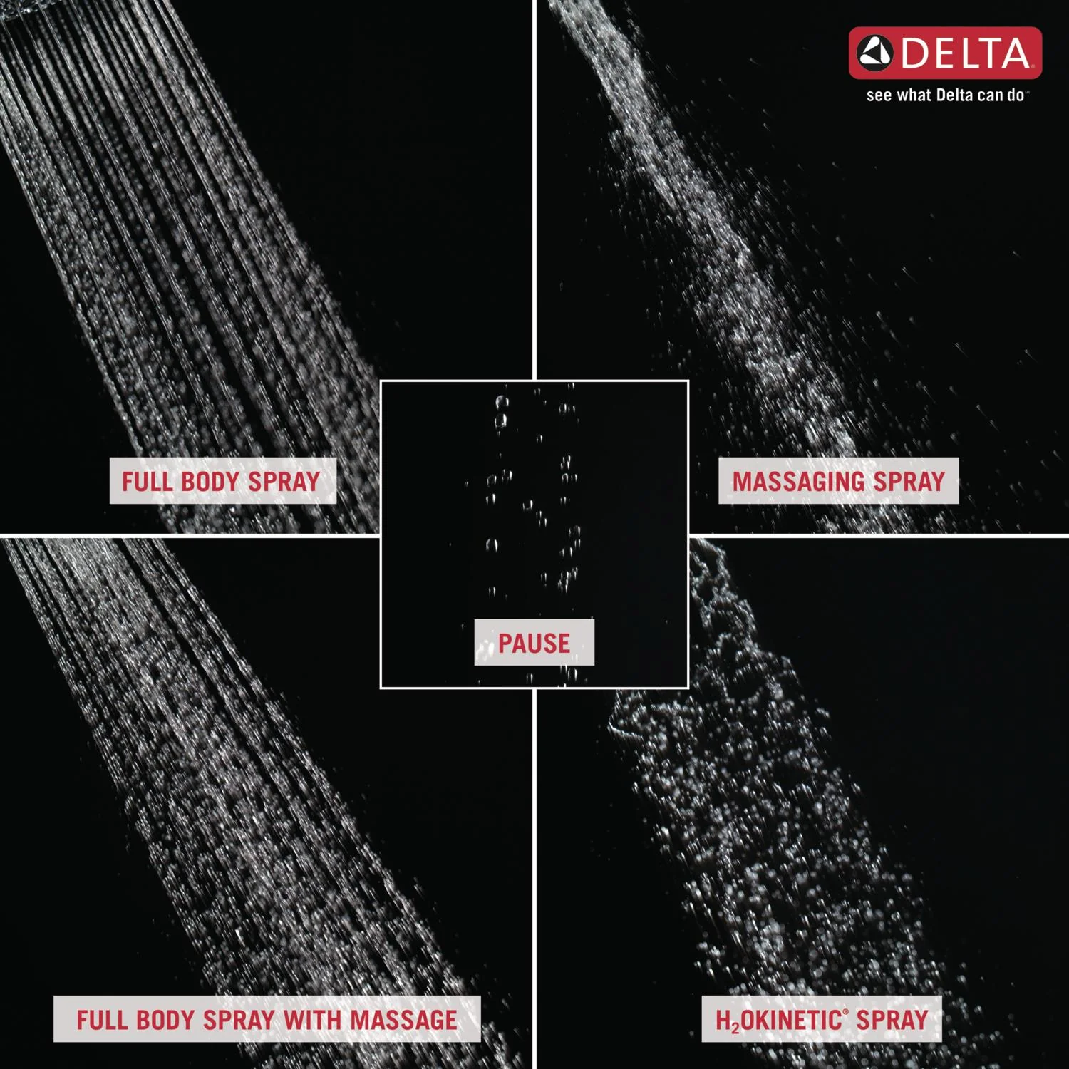 Delta Venetian Bronze 5-Spray Rain Shower Head, 1.75 GPM (6.6 LPM), 6-in Round - Image 5