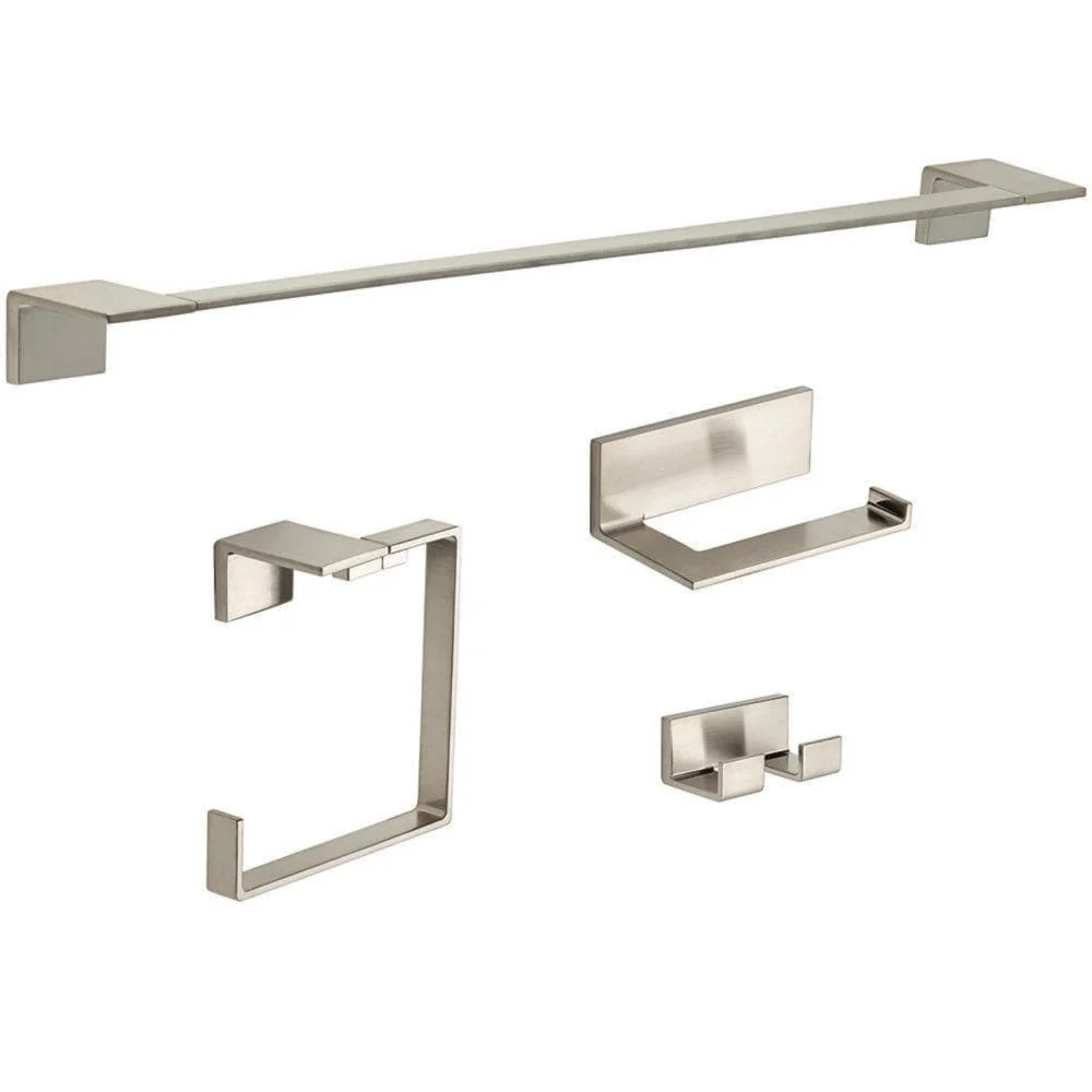 DELTA Vero 4‑Piece Decorative Bathroom Hardware Set, Brilliance Stainless