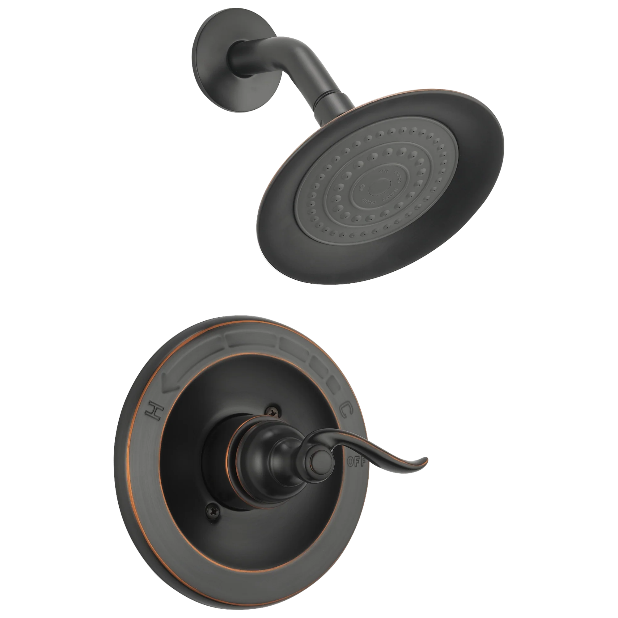 Delta Windemere Oil Rubbed Bronze 1-Handle Shower Faucet with Valve