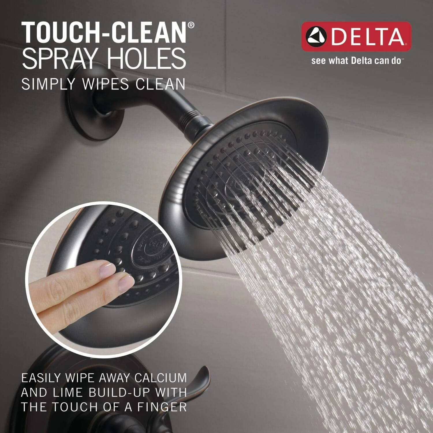 Delta Windemere Tub & Shower Trim Kit, Oil Rubbed Bronze, Single-Spray Head - Image 5