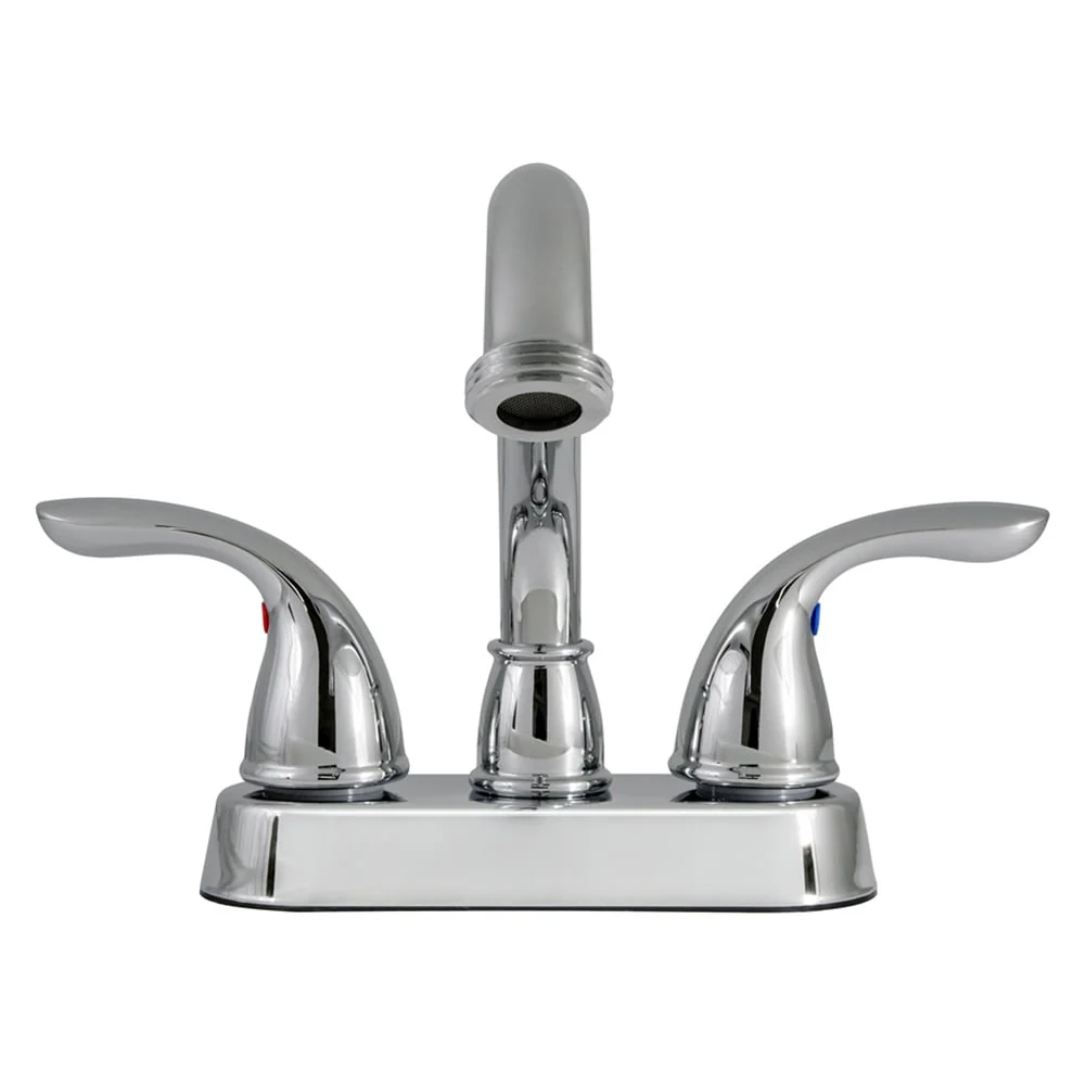 Design House Ashland Polished Chrome Utility Faucet - 2-Handle Deck-Mount - Image 7
