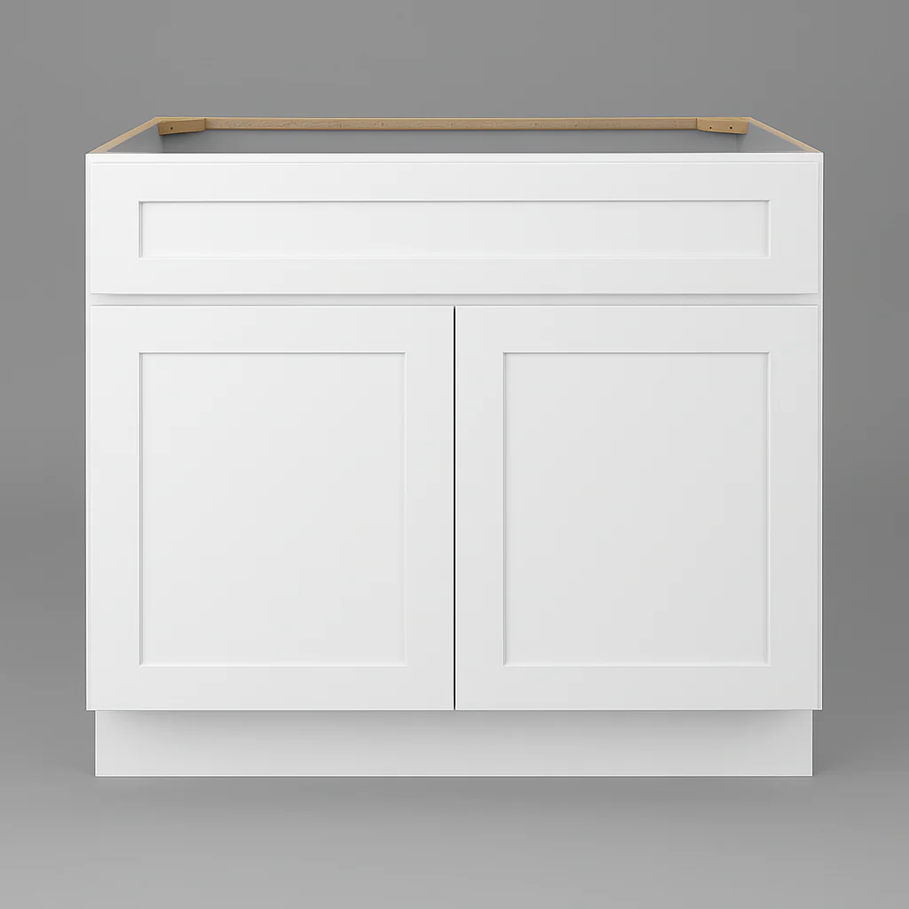 Design House Brookings Ready-to-Assemble Shaker Base Kitchen Cabinet, White