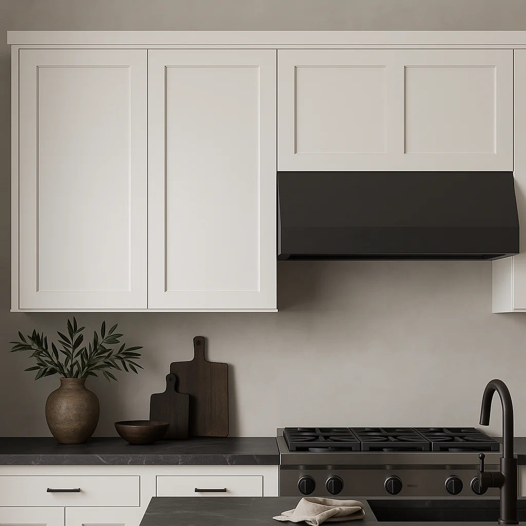 Design House Brookings Shaker 2-Door Bridge Wall Kitchen Cabinet in White - Image 2
