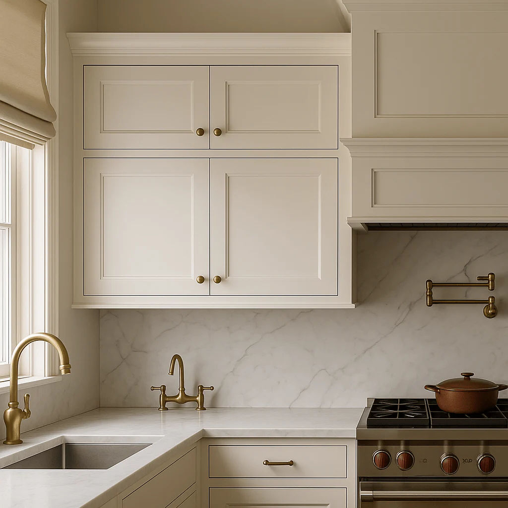 Design House Brookings Shaker 2-Door Bridge Wall Kitchen Cabinet, White - Image 4