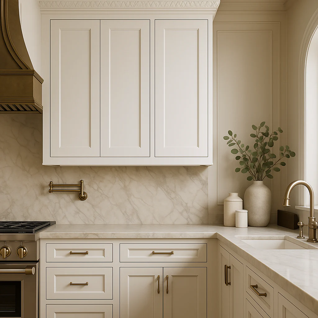 Design House Brookings Shaker 2-Door Wall Kitchen Cabinet, White - Image 3