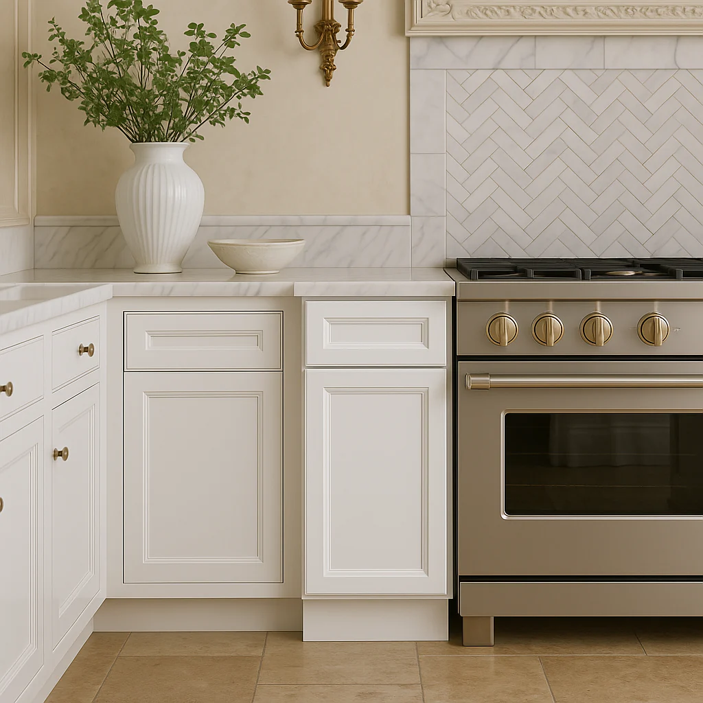 Design House Brookings Shaker Base Kitchen Cabinet in White - Image 2
