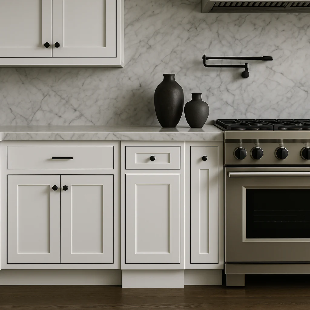 Design House Brookings Shaker Base Kitchen Cabinet in White - Image 3