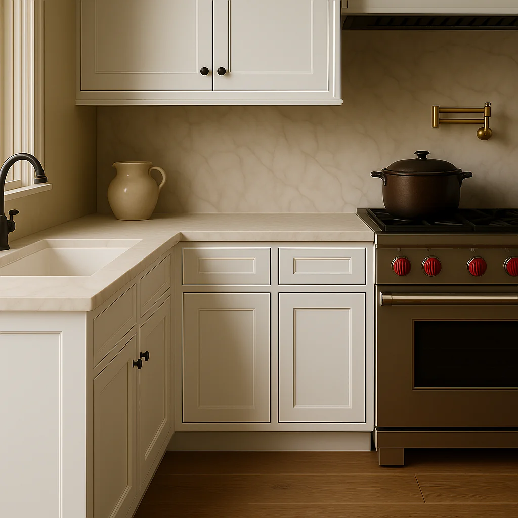 Design House Brookings Shaker Base Kitchen Cabinet in White - Image 4