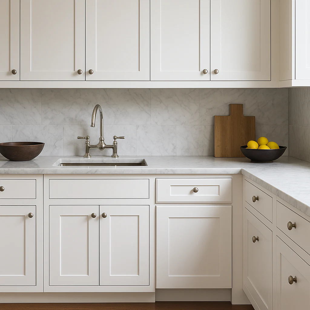 Design House Brookings Shaker Base Kitchen Cabinet, Solid Wood, White Finish - Image 4