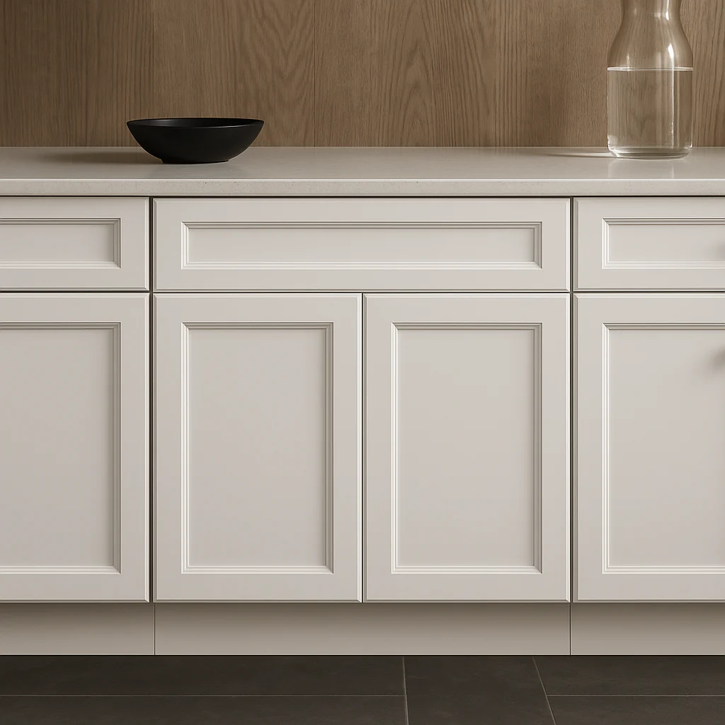 Design House Brookings Solid Wood Shaker Base Kitchen Cabinet, White - Image 4